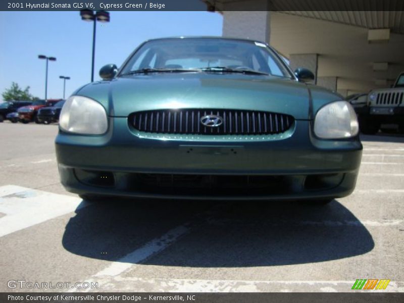 Cypress Green / Beige 2001 Hyundai Sonata GLS V6