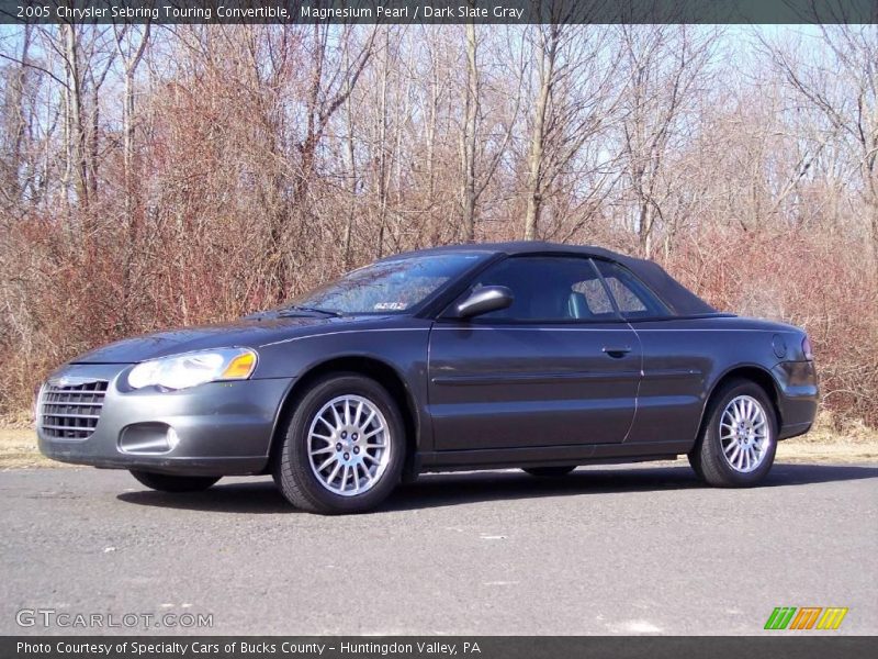 Magnesium Pearl / Dark Slate Gray 2005 Chrysler Sebring Touring Convertible