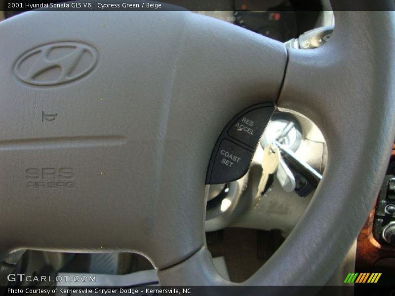 Cypress Green / Beige 2001 Hyundai Sonata GLS V6
