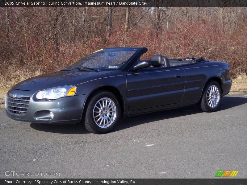 Magnesium Pearl / Dark Slate Gray 2005 Chrysler Sebring Touring Convertible