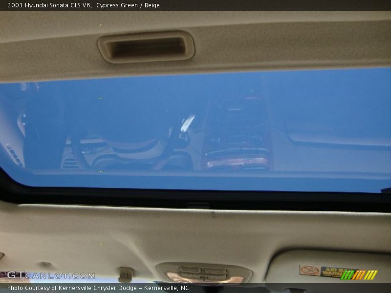 Cypress Green / Beige 2001 Hyundai Sonata GLS V6