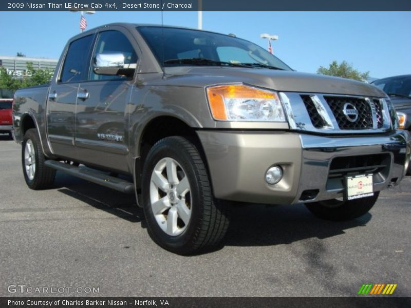 Desert Stone / Charcoal 2009 Nissan Titan LE Crew Cab 4x4