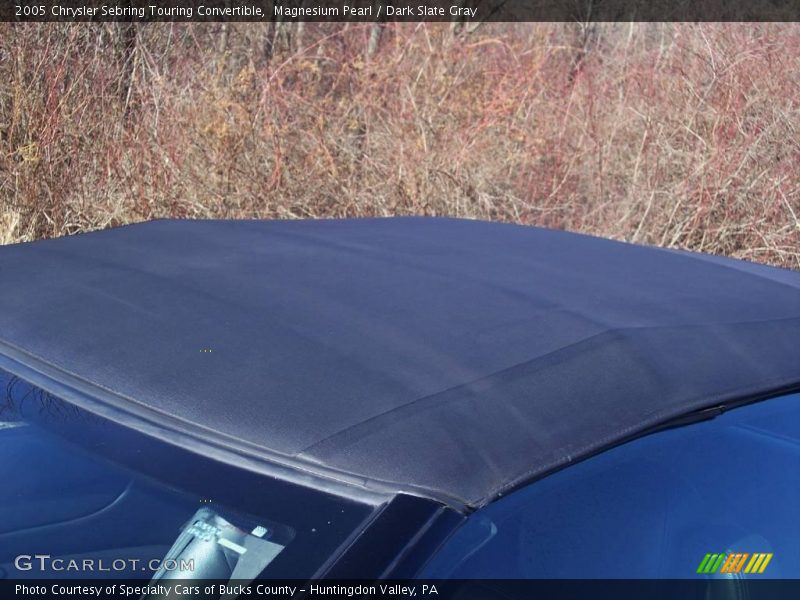 Magnesium Pearl / Dark Slate Gray 2005 Chrysler Sebring Touring Convertible