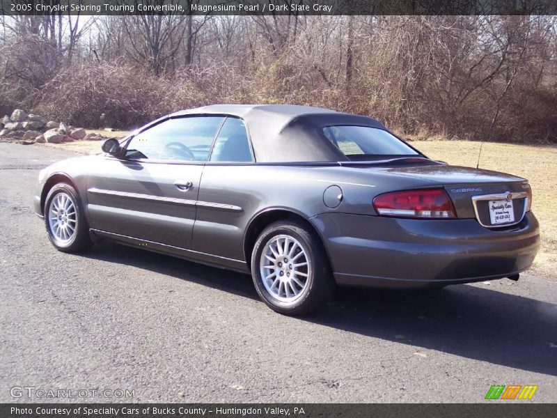 Magnesium Pearl / Dark Slate Gray 2005 Chrysler Sebring Touring Convertible