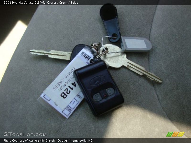 Cypress Green / Beige 2001 Hyundai Sonata GLS V6