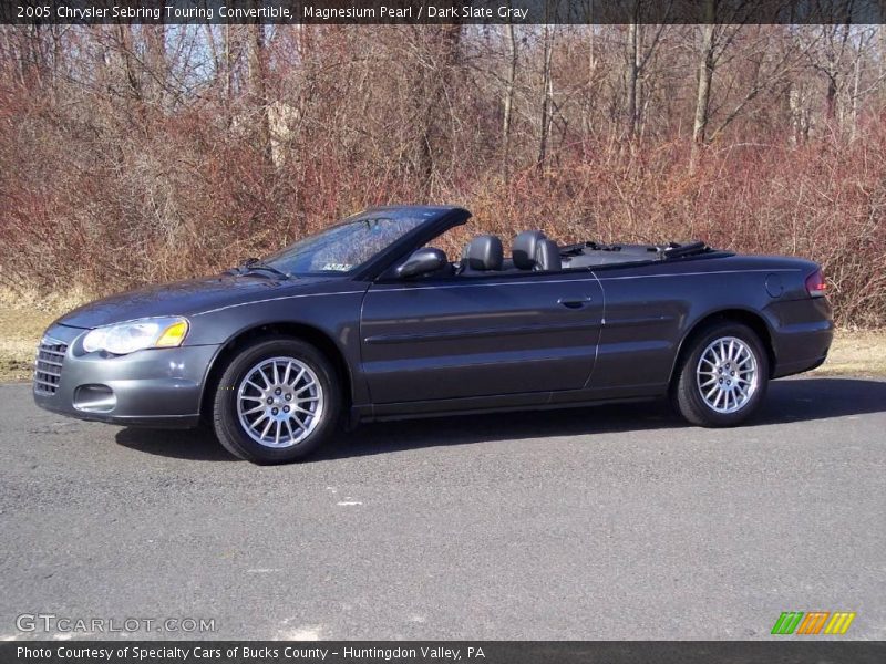 Magnesium Pearl / Dark Slate Gray 2005 Chrysler Sebring Touring Convertible