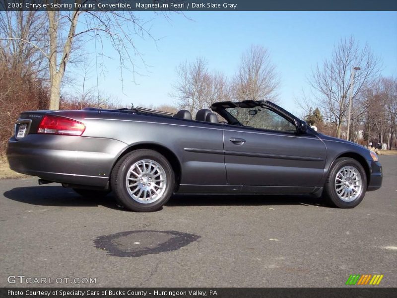 Magnesium Pearl / Dark Slate Gray 2005 Chrysler Sebring Touring Convertible