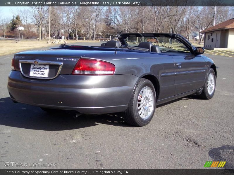 Magnesium Pearl / Dark Slate Gray 2005 Chrysler Sebring Touring Convertible
