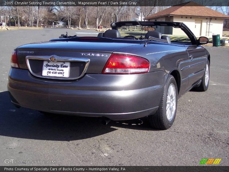 Magnesium Pearl / Dark Slate Gray 2005 Chrysler Sebring Touring Convertible
