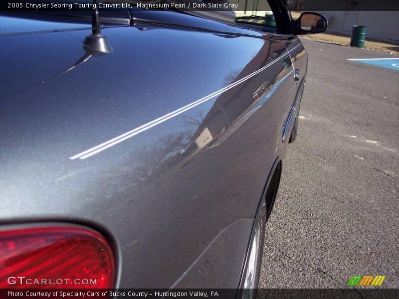 Magnesium Pearl / Dark Slate Gray 2005 Chrysler Sebring Touring Convertible