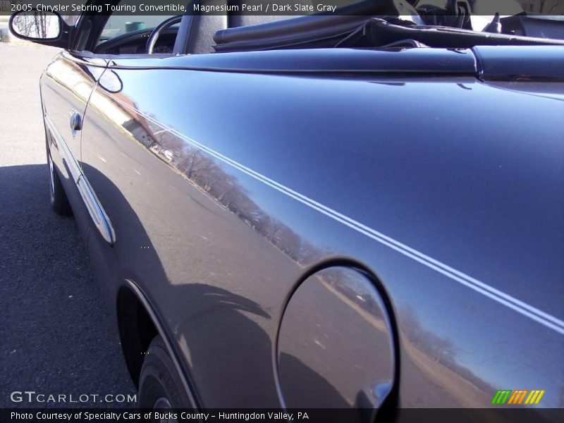 Magnesium Pearl / Dark Slate Gray 2005 Chrysler Sebring Touring Convertible