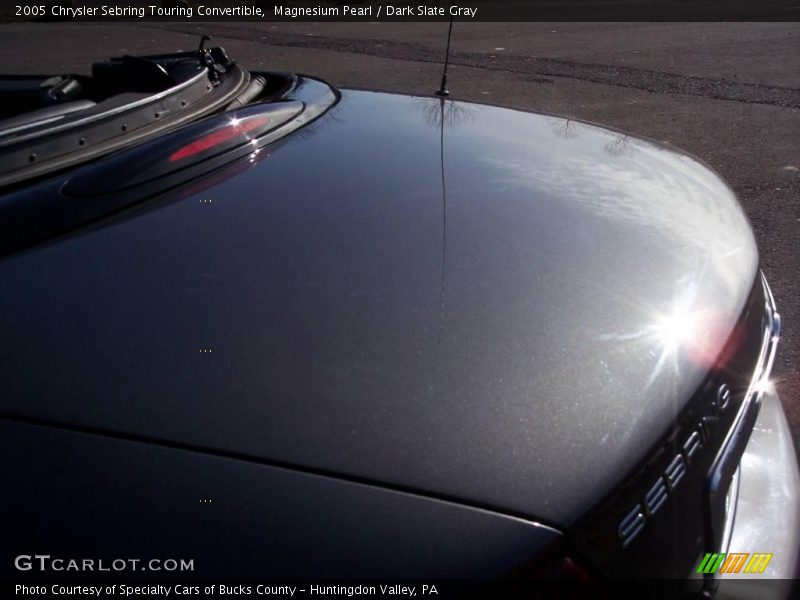 Magnesium Pearl / Dark Slate Gray 2005 Chrysler Sebring Touring Convertible