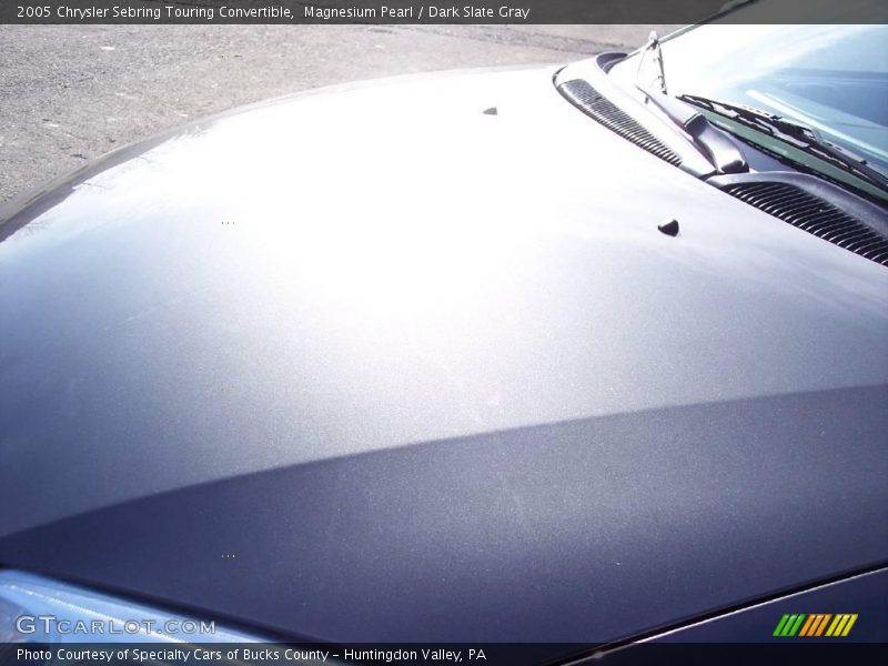 Magnesium Pearl / Dark Slate Gray 2005 Chrysler Sebring Touring Convertible
