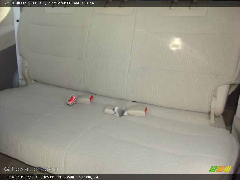 Nordic White Pearl / Beige 2008 Nissan Quest 3.5