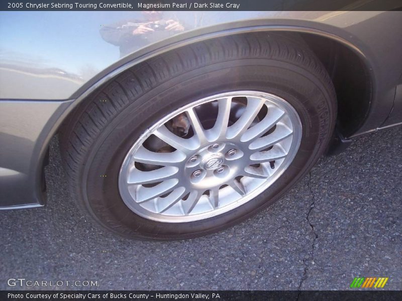 Magnesium Pearl / Dark Slate Gray 2005 Chrysler Sebring Touring Convertible