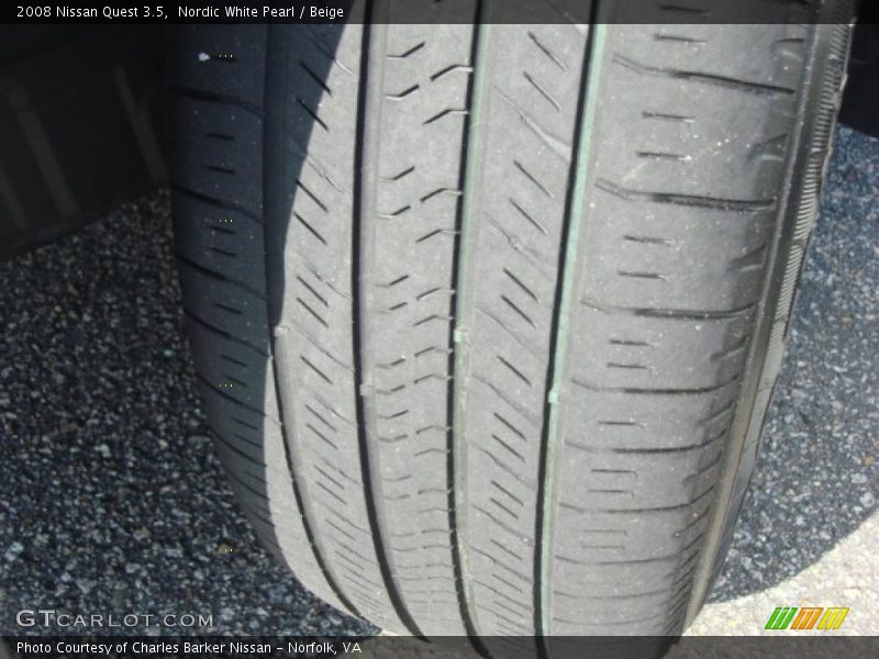 Nordic White Pearl / Beige 2008 Nissan Quest 3.5