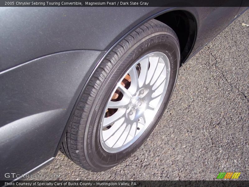 Magnesium Pearl / Dark Slate Gray 2005 Chrysler Sebring Touring Convertible