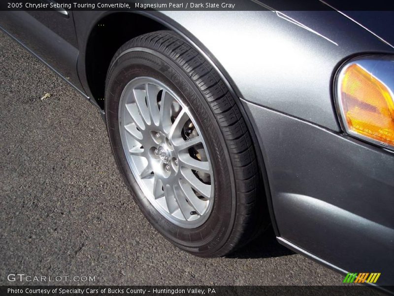 Magnesium Pearl / Dark Slate Gray 2005 Chrysler Sebring Touring Convertible