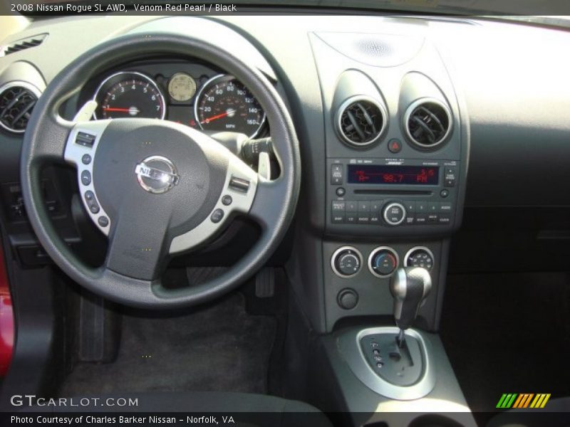 Venom Red Pearl / Black 2008 Nissan Rogue SL AWD