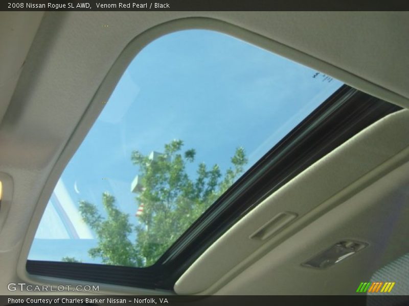 Venom Red Pearl / Black 2008 Nissan Rogue SL AWD