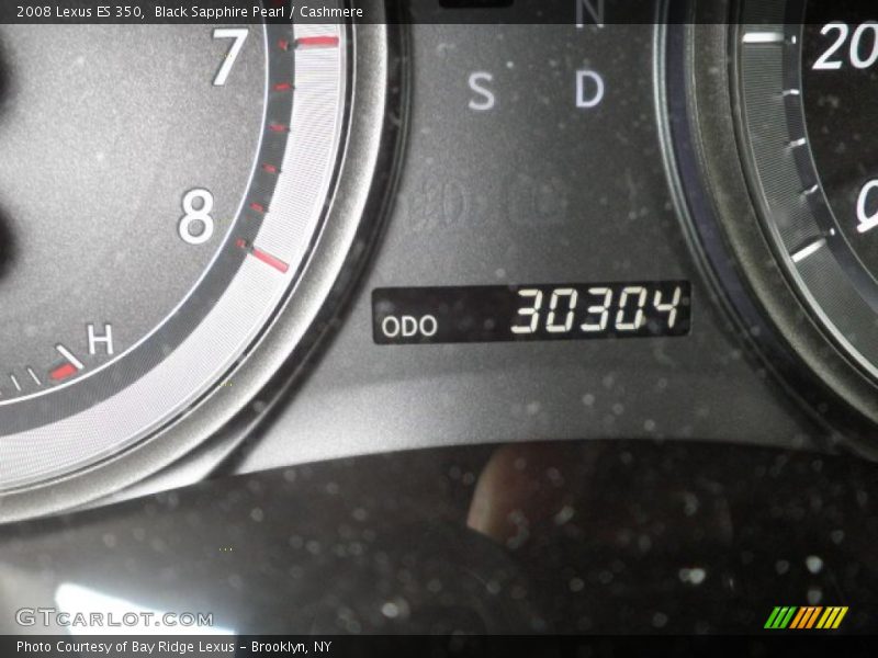 Black Sapphire Pearl / Cashmere 2008 Lexus ES 350