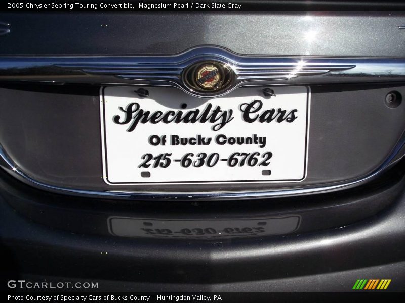 Magnesium Pearl / Dark Slate Gray 2005 Chrysler Sebring Touring Convertible