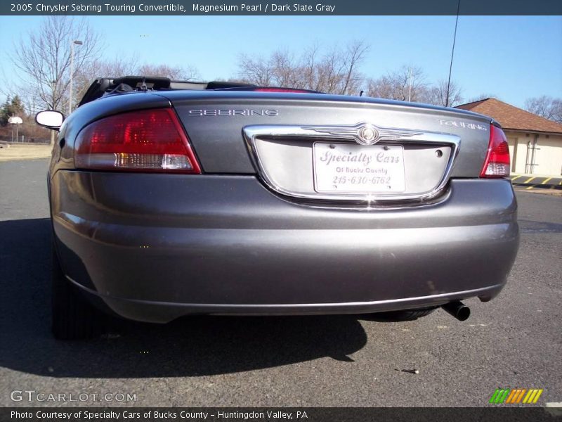 Magnesium Pearl / Dark Slate Gray 2005 Chrysler Sebring Touring Convertible