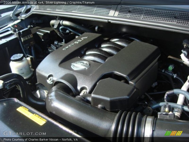 Silver Lightning / Graphite/Titanium 2006 Nissan Armada LE 4x4