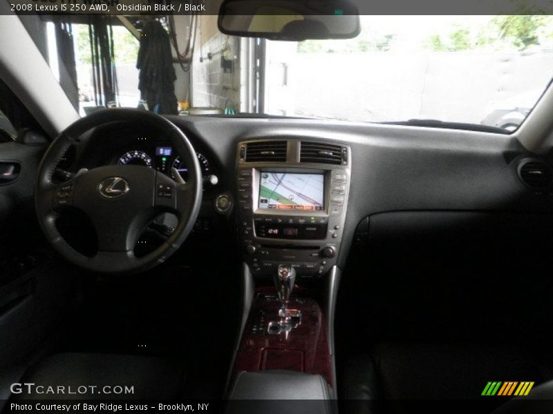 Obsidian Black / Black 2008 Lexus IS 250 AWD