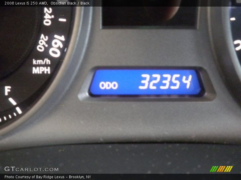 Obsidian Black / Black 2008 Lexus IS 250 AWD