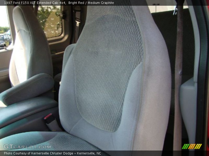 Bright Red / Medium Graphite 1997 Ford F150 XLT Extended Cab 4x4