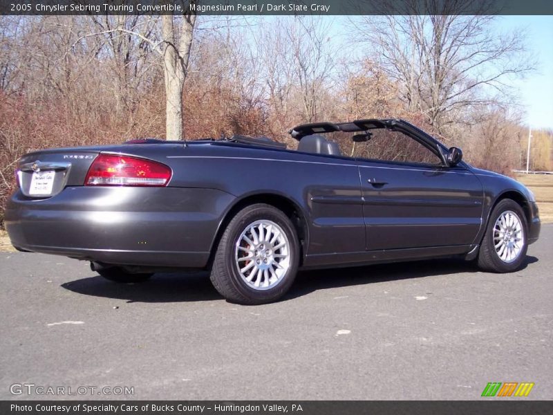 Magnesium Pearl / Dark Slate Gray 2005 Chrysler Sebring Touring Convertible