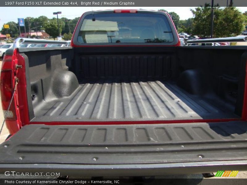 Bright Red / Medium Graphite 1997 Ford F150 XLT Extended Cab 4x4