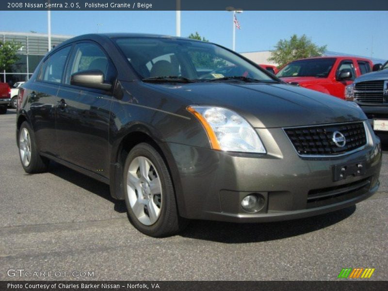 Polished Granite / Beige 2008 Nissan Sentra 2.0 S