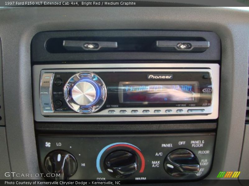 Bright Red / Medium Graphite 1997 Ford F150 XLT Extended Cab 4x4