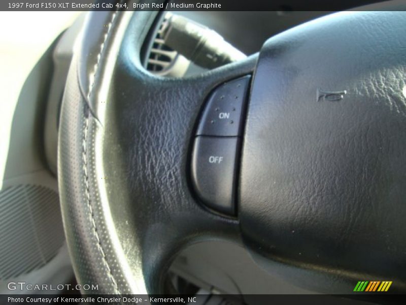 Bright Red / Medium Graphite 1997 Ford F150 XLT Extended Cab 4x4