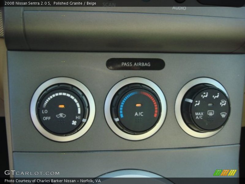 Polished Granite / Beige 2008 Nissan Sentra 2.0 S