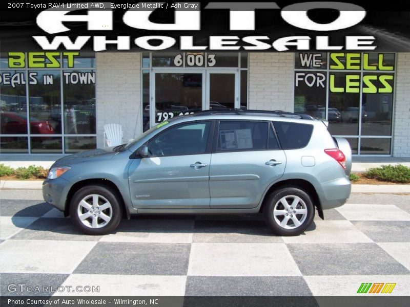 Everglade Metallic / Ash Gray 2007 Toyota RAV4 Limited 4WD