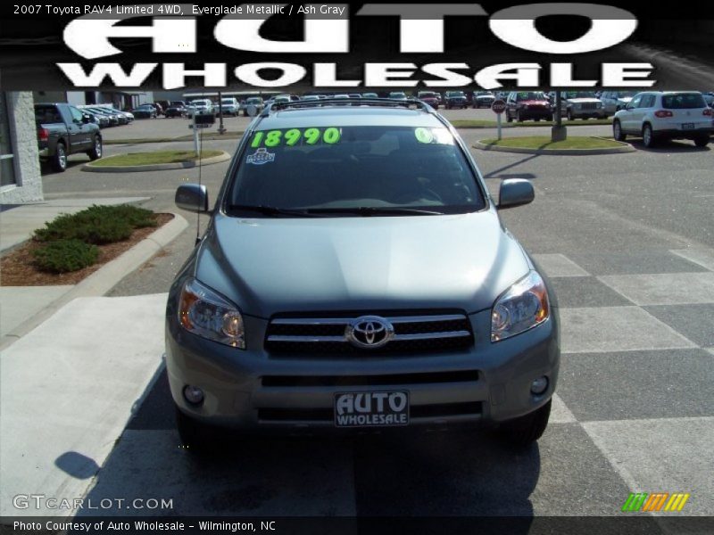 Everglade Metallic / Ash Gray 2007 Toyota RAV4 Limited 4WD