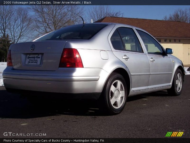 Silver Arrow Metallic / Black 2000 Volkswagen Jetta GLS Sedan