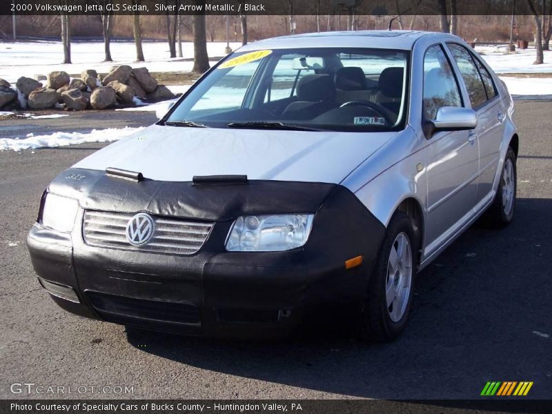 Silver Arrow Metallic / Black 2000 Volkswagen Jetta GLS Sedan