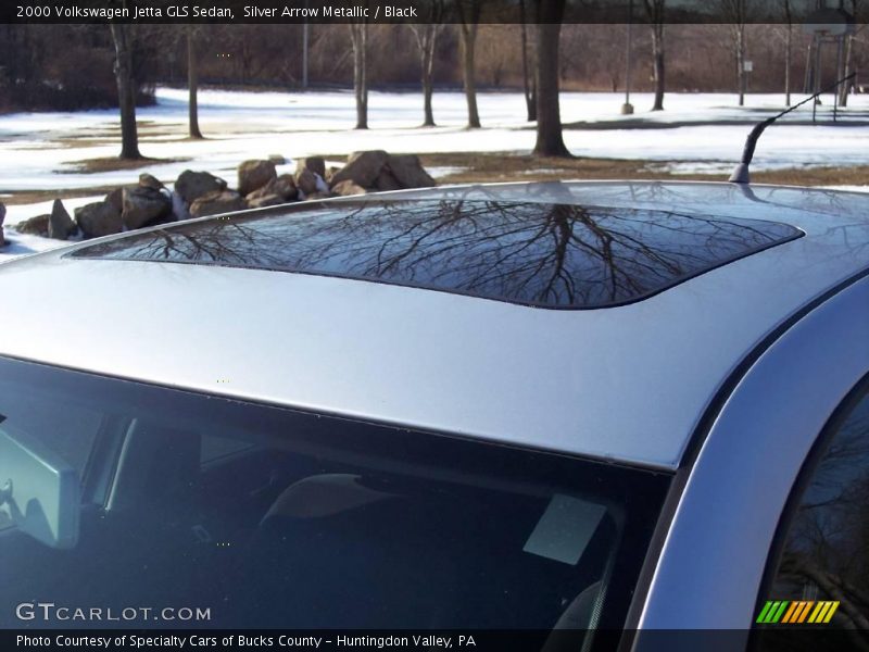 Silver Arrow Metallic / Black 2000 Volkswagen Jetta GLS Sedan