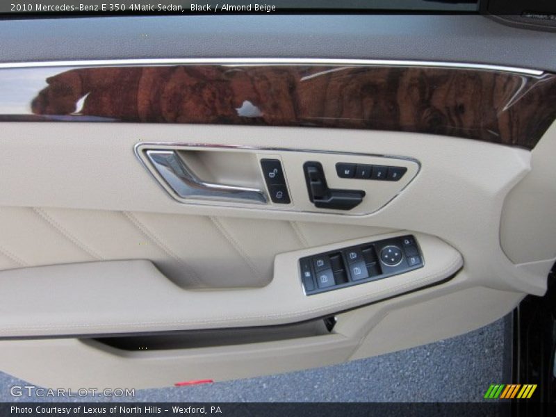 Black / Almond Beige 2010 Mercedes-Benz E 350 4Matic Sedan