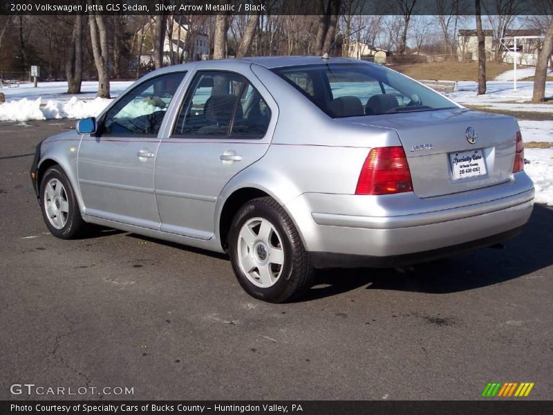 Silver Arrow Metallic / Black 2000 Volkswagen Jetta GLS Sedan