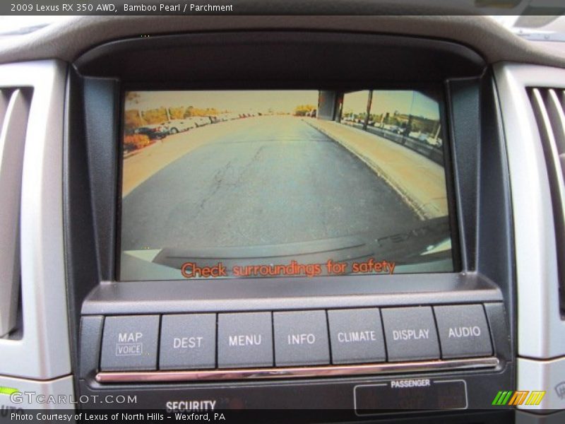 Bamboo Pearl / Parchment 2009 Lexus RX 350 AWD