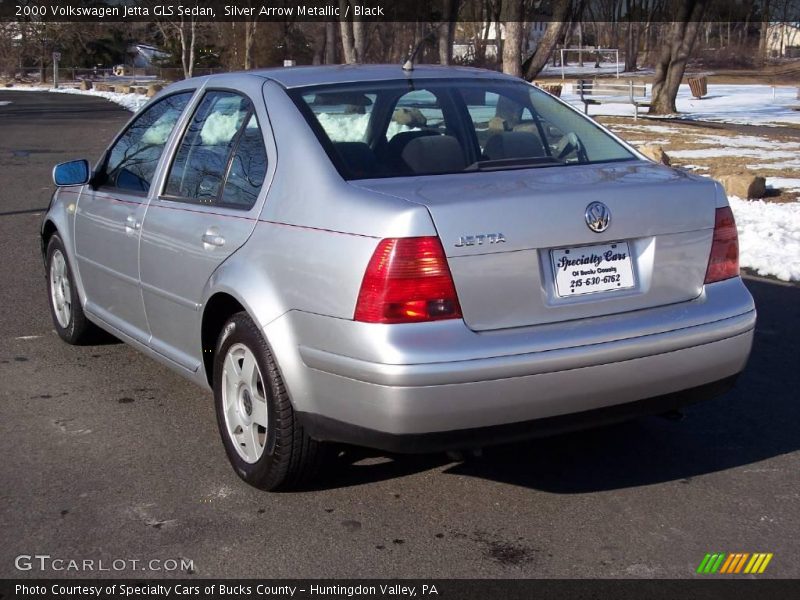 Silver Arrow Metallic / Black 2000 Volkswagen Jetta GLS Sedan