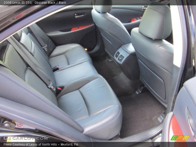 Obsidian Black / Black 2008 Lexus ES 350