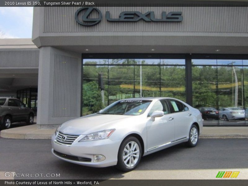 Tungsten Silver Pearl / Black 2010 Lexus ES 350