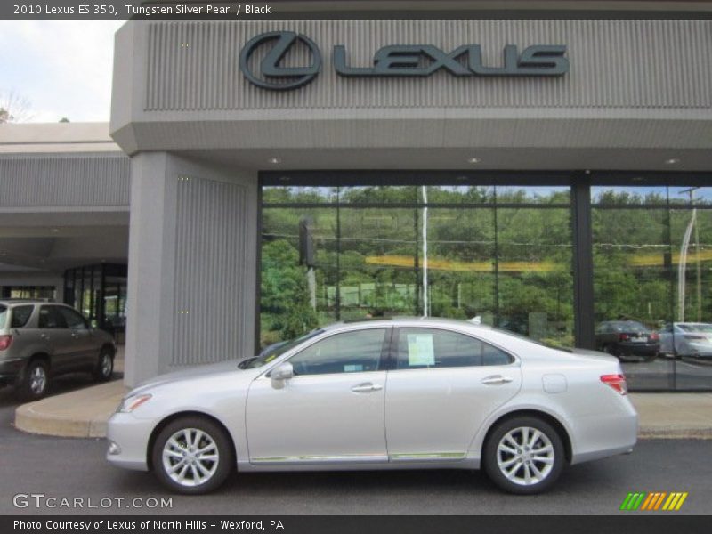Tungsten Silver Pearl / Black 2010 Lexus ES 350