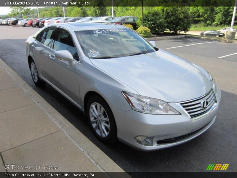Tungsten Silver Pearl / Black 2010 Lexus ES 350
